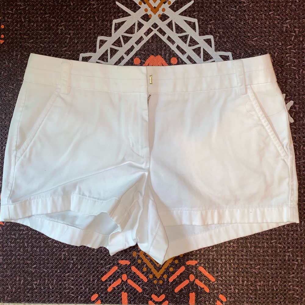 J.CREW white chino shorts